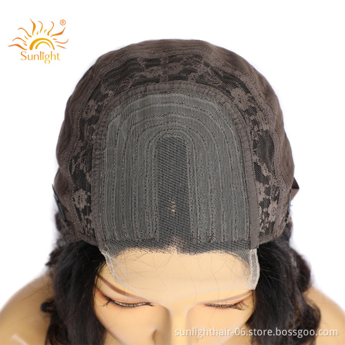 Sunlight Brazilian cuticle aligned  Pixie Cut special Style Closure 12in Loose Wave bob Cheap Price Human Hair Short Bob Wig